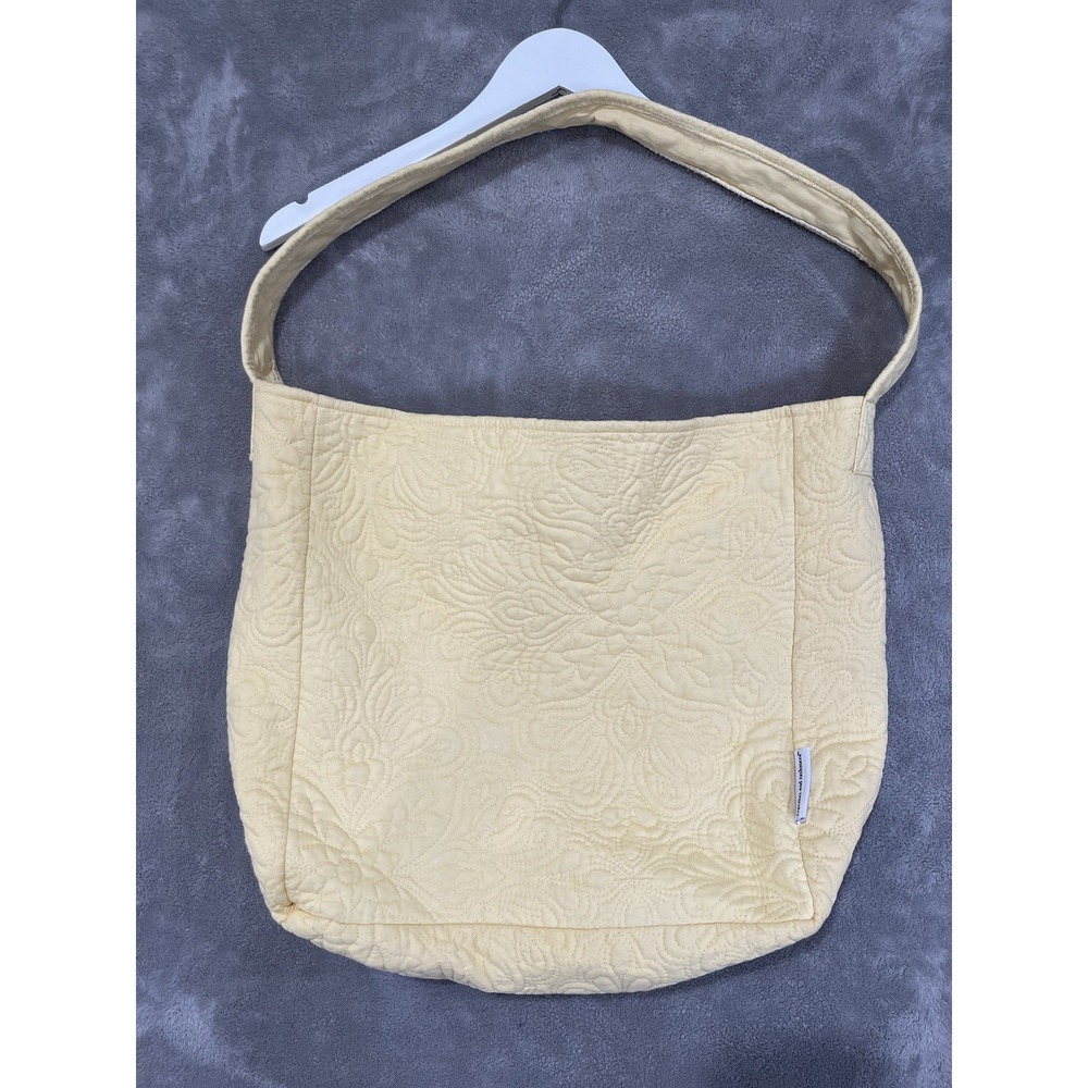 Cupcakes And Cashmere Quilted Bag Shoulder Tote Butter Yellow Whimsy Shop Travel